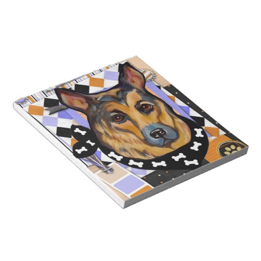 GERMAN SHEPHERD NOTITIEBLOK (Schuin)