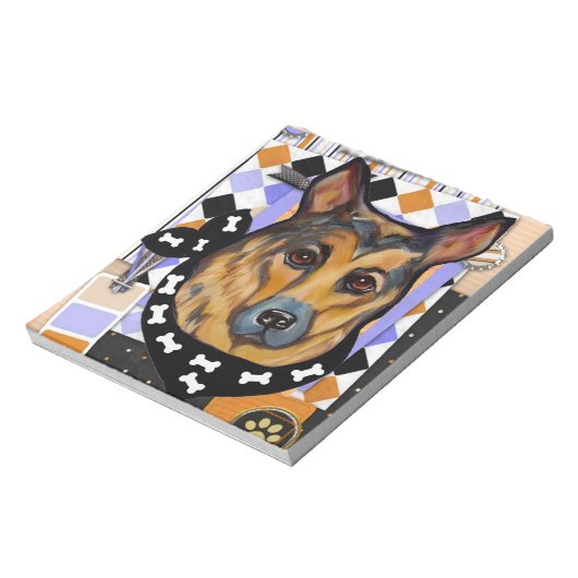 GERMAN SHEPHERD NOTITIEBLOK (Linkerzijde)