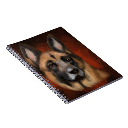 GERMAN SHEPHERD NOTITIEBOEK (Rechterzijde)