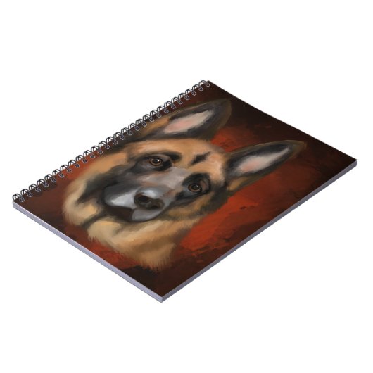 GERMAN SHEPHERD NOTITIEBOEK (Linkerzijde)