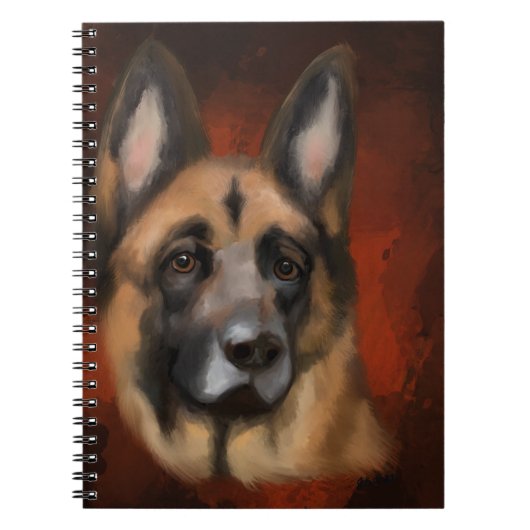 GERMAN SHEPHERD NOTITIEBOEK (Voorkant)