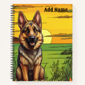 German Shepherd Notitieboek (Voorkant)