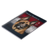 GERMAN SHEPHERD NOTITIEBOEK (Linkerzijde)
