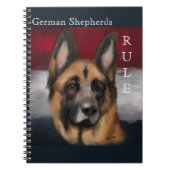 GERMAN SHEPHERD NOTITIEBOEK (Voorkant)