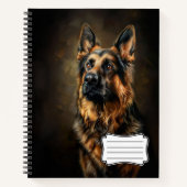 German Shepherd Notitieboek (Voorkant)