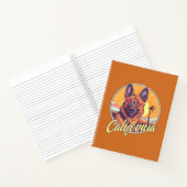 German Shepherd on the Beach Notitieboek (Binnen)