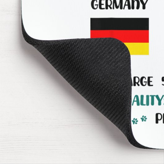 German Shepherd Origin Funny German Shepherd Lover Muismat (Hoek)