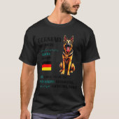 German Shepherd Origin Funny German Shepherd Lover T-shirt (Voorkant)