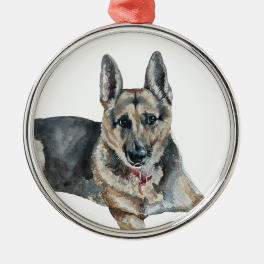 German Shepherd Ornament (Voorkant)