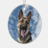 GERMAN SHEPHERD ORNAMENT CHRISTMAS (Links)