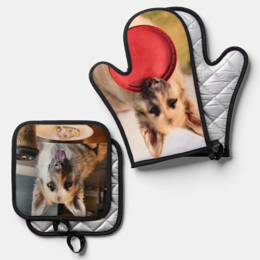 German Shepherd Ovenwant & Pannenlap Set (Voorkant / Achterkant)