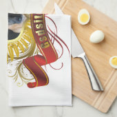 German Shepherd Owner Kitchen Towel Theedoek (Quarter Fold)