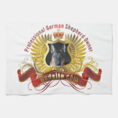 German Shepherd Owner Kitchen Towel Theedoek (Horizontaal)