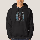 German Shepherd Owner  Proverbs 1210 Hoodie (Voorkant)
