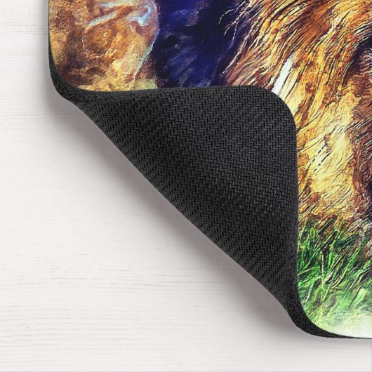 German Shepherd Painting Muismat (Hoek)