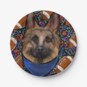German Shepherd Papieren Bordje (Voorkant)