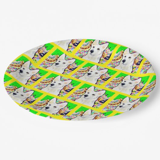 German Shepherd Papieren Bordje (Gekanteld)