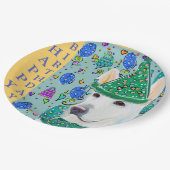 GERMAN SHEPHERD PAPIEREN BORDJE (Gekanteld)