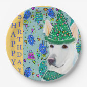 GERMAN SHEPHERD PAPIEREN BORDJE (Voorkant)