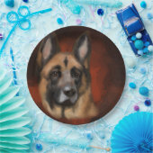 GERMAN SHEPHERD PAPIEREN BORDJE (Feest)