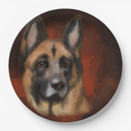 GERMAN SHEPHERD PAPIEREN BORDJE