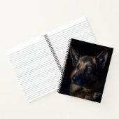 German Shepherd past Notitieboek (Binnen)
