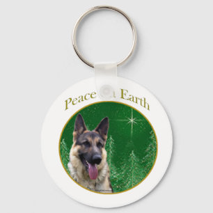 German Shepherd Peace Sleutelhanger