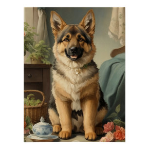 German Shepherd Perfect Poster