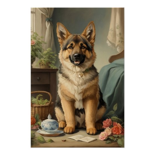 German Shepherd Perfect Poster (Voorkant)