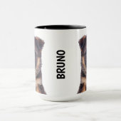 German Shepherd Personalized Mug Mok (Midden)