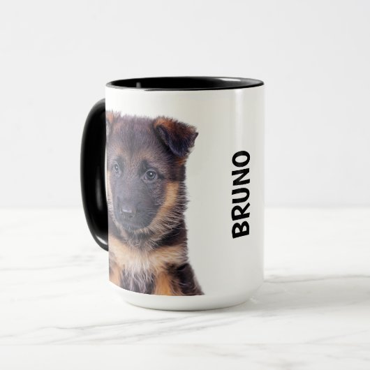 German Shepherd Personalized Mug Mok (Voorkant links)