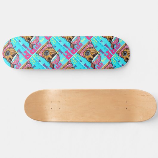 German Shepherd Persoonlijk Skateboard (Horizontaal)