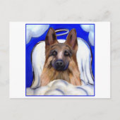 German Shepherd PET ANGEL Briefkaart (Voorkant)
