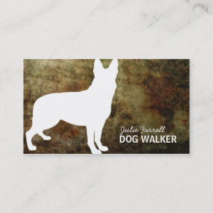German Shepherd Pet Realated Visitekaartje