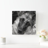 German Shepherd Photo Wall klok (Huis)
