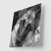 German Shepherd Photo Wall klok (Hoek)