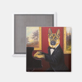 German Shepherd | Piano Waltz Magneet (Voorkant / Achterkant)