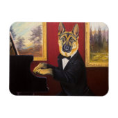 German Shepherd | Piano Waltz Magneet (Horizontaal)
