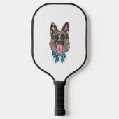 German Shepherd Pickleball Paddle (Voorkant)