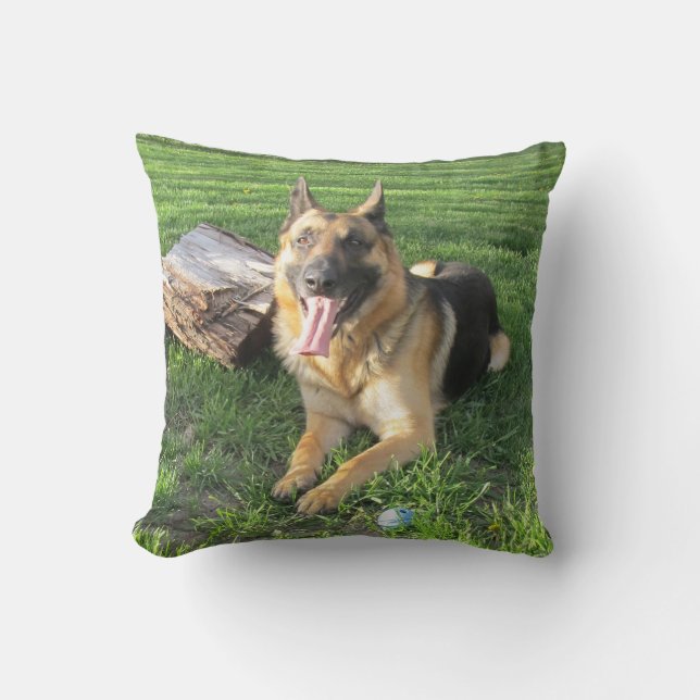 German Shepherd Pillow Kussen (Voorkant)