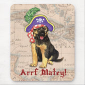 German Shepherd Pirate Muismat (Voorkant)