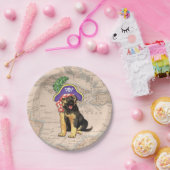 German Shepherd Pirate Papieren Bordje (Feest)