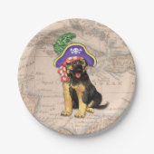 German Shepherd Pirate Papieren Bordje (Voorkant)