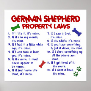 GERMAN SHEPHERD PL2 POSTER