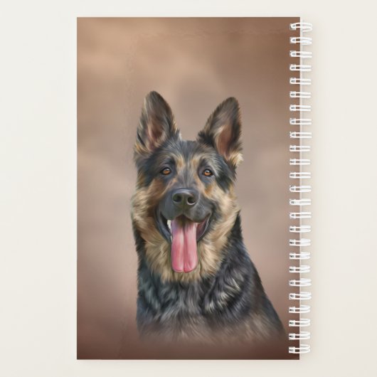 German Shepherd Planner (Achterkant)