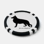 German Shepherd Pokerchips (Enkel)