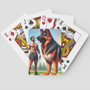 German Shepherd Pokerkaarten
