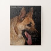 German Shepherd Portrait Legpuzzel (Verticaal)