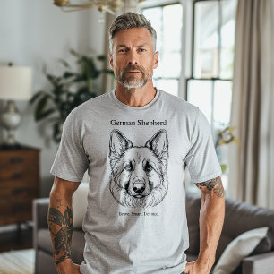 German Shepherd Portrait T-shirt