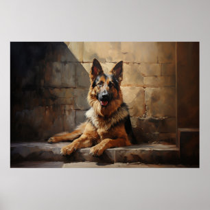 German Shepherd Poster